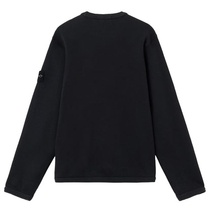 [Stone Island] Mesh Stitch Cotton Fleece Crewneck Sweatshirt