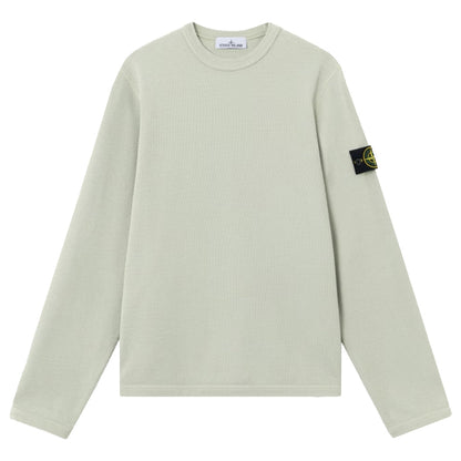 [Stone Island] Mesh Stitch Cotton Fleece Crewneck Sweatshirt