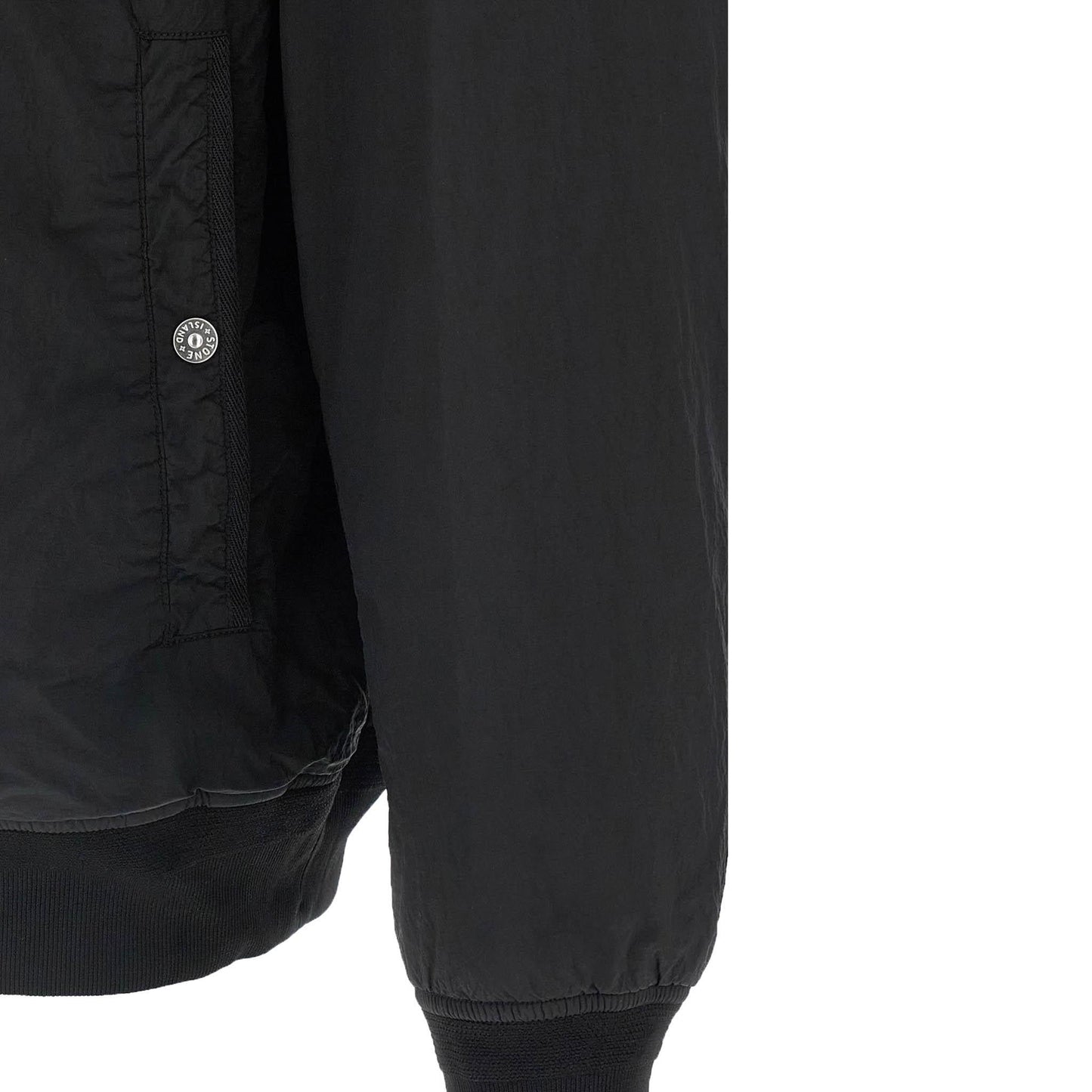 [Stone Island] Nylon Metal Bomber Jacket in Black