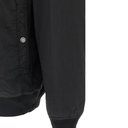 [Stone Island] Nylon Metal Bomber Jacket in Black