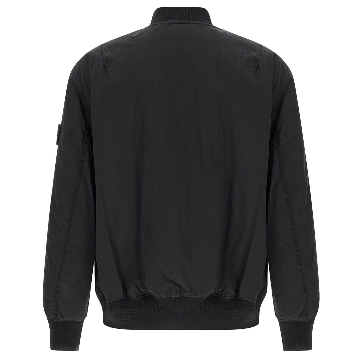[Stone Island] Nylon Metal Bomber Jacket in Black
