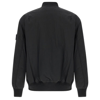 [Stone Island] Nylon Metal Bomber Jacket in Black