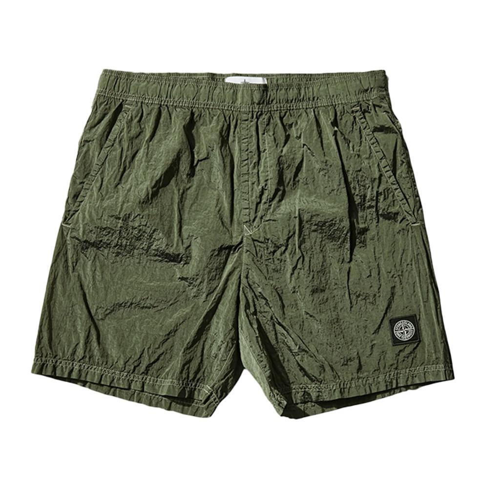 [Stone Island] Nylon Metal In Econyl® Regenerated Nylon, Garment Dyed Shorts