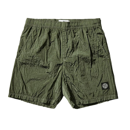 [Stone Island] Nylon Metal In Econyl® Regenerated Nylon, Garment Dyed Shorts
