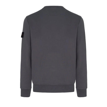 [Stone Island] Organic Cotton Fleece Garment Dyed Sweatshirt