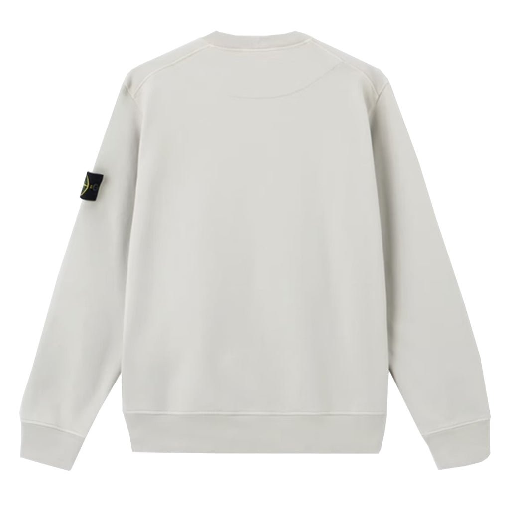 [Stone Island] Organic Cotton Fleece Garment Dyed Sweatshirt