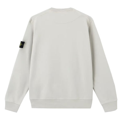 [Stone Island] Organic Cotton Fleece Garment Dyed Sweatshirt