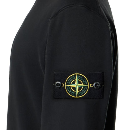 [Stone Island] Organic Cotton Fleece Garment Dyed Sweatshirt
