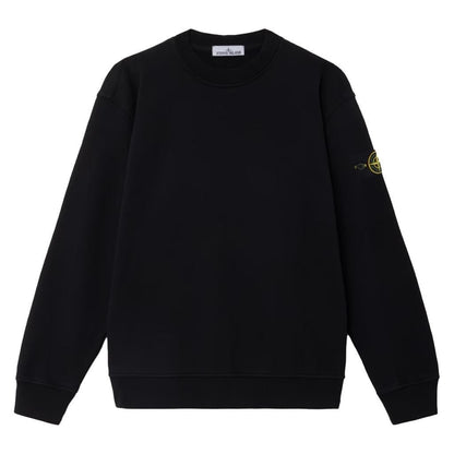 [Stone Island] Organic Cotton Fleece Garment Dyed Sweatshirt