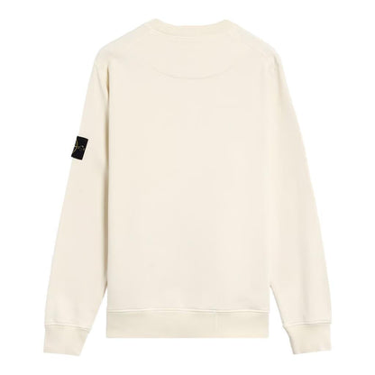 [Stone Island] Organic Cotton Fleece Garment Dyed Sweatshirt