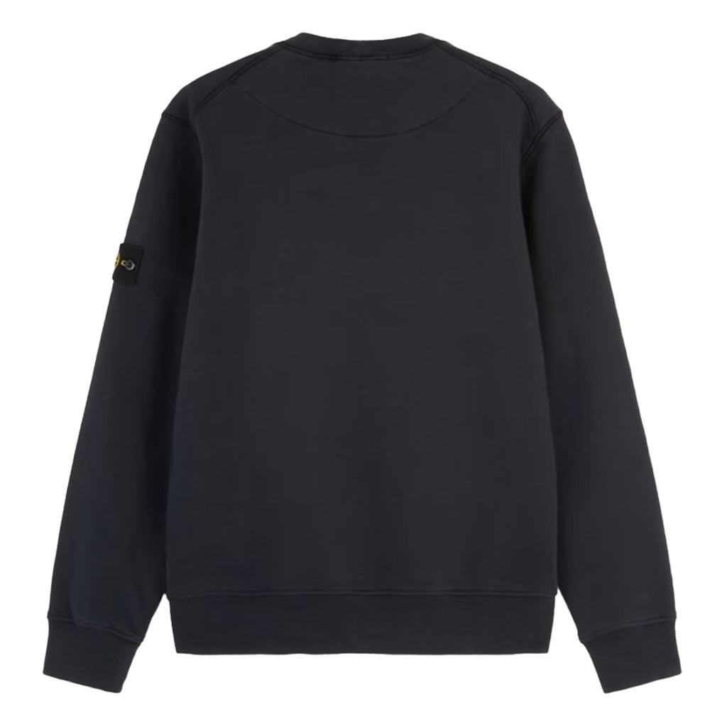 [Stone Island] Organic Cotton Fleece Garment Dyed Sweatshirt