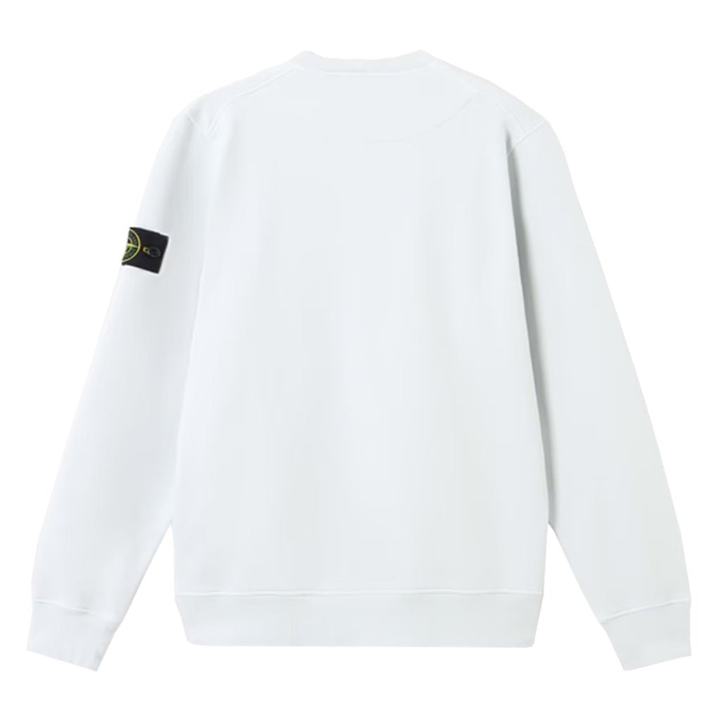 [Stone Island] Organic Cotton Fleece Garment Dyed Sweatshirt