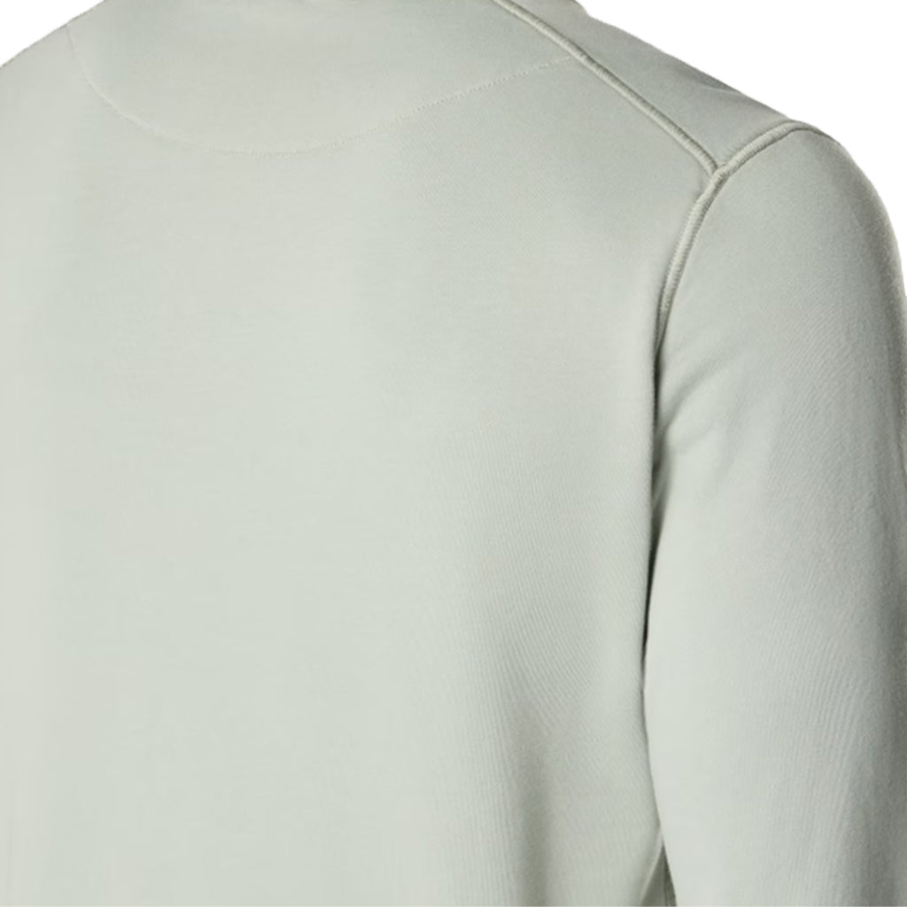 [Stone Island] Organic Cotton Fleece Garment Dyed Sweatshirt