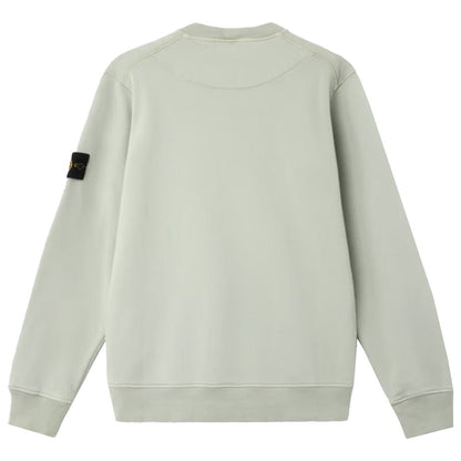 [Stone Island] Organic Cotton Fleece Garment Dyed Sweatshirt