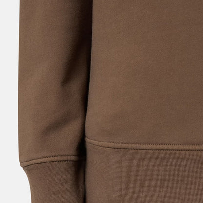 [Stone Island] Organic Cotton Fleece Garment Dyed Sweatshirt