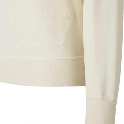 [Stone Island] Organic Cotton Fleece Hooded Sweatshirt