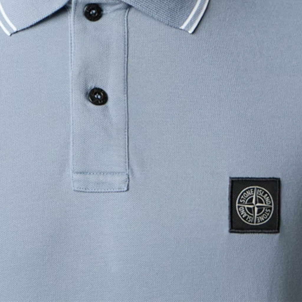 [Stone Island] Organic Cotton Piqué Short Sleeve Polo