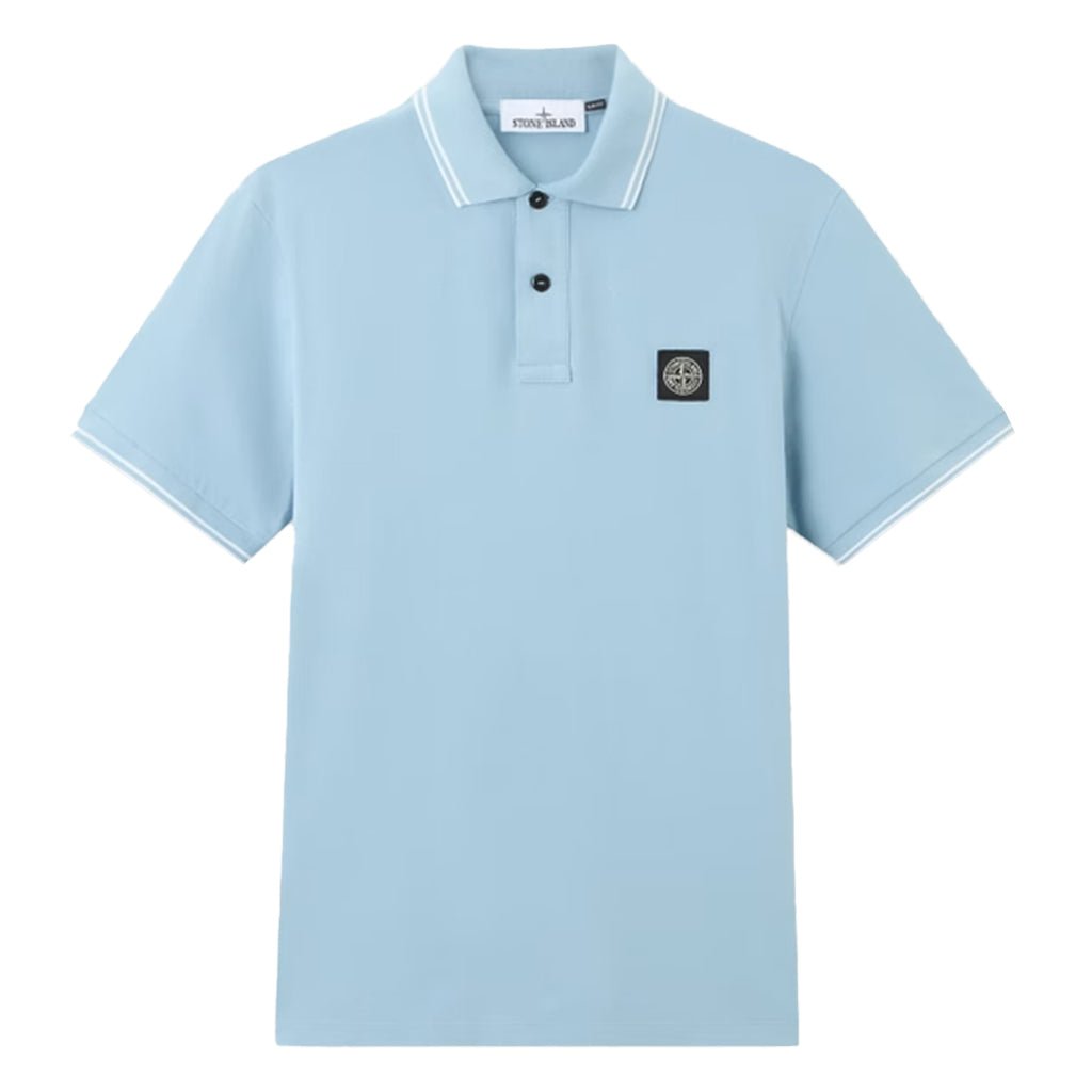 [Stone Island] Organic Cotton Piqué Short Sleeve Polo