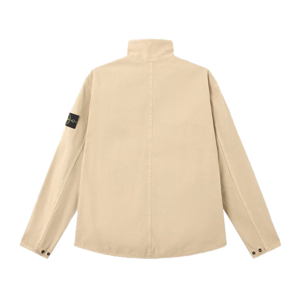 [Stone Island] Organic Panama Cotton 'Old' Effect Oveshirt
