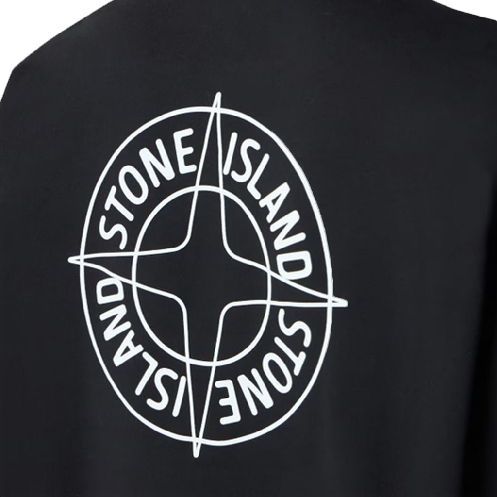 [Stone Island] "Outline Compass" Oversized Crewneck Sweatshirt