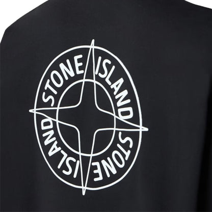 [Stone Island] "Outline Compass" Oversized Crewneck Sweatshirt