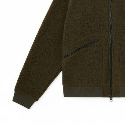 [Stone Island] Panno Ratinato Bomber Jacket in Military Green