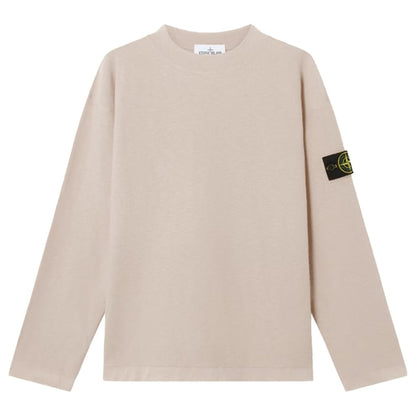 [Stone Island] Plush Stitch Cotton Loose Fit Crater-Neck Knit