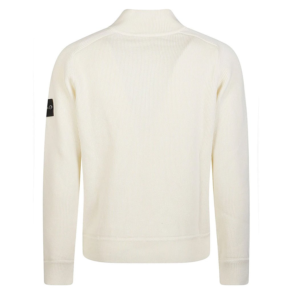 [Stone Island] Ribbed Soft Cotton Half- Zip Jumper