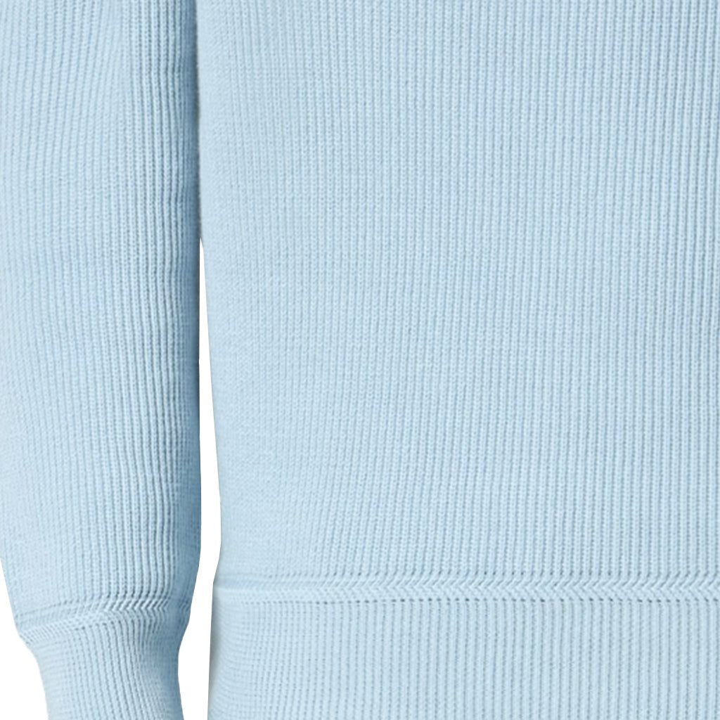 [Stone Island] Ribbed Soft Cotton Half- Zip Jumper