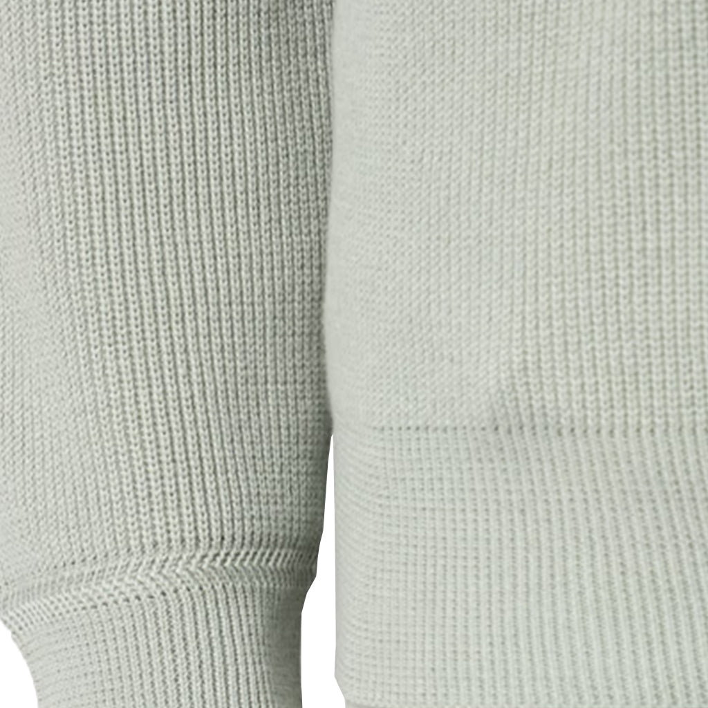 [Stone Island] Ribbed Soft Cotton Zip-Up Jumper