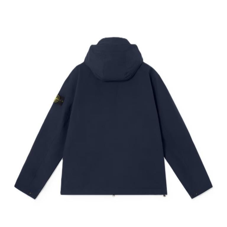 [Stone Island] Soft Shell-R E.Dye with Primaloft Padded Jacket in Navy
