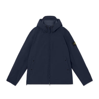 [Stone Island] Soft Shell-R E.Dye with Primaloft Padded Jacket in Navy