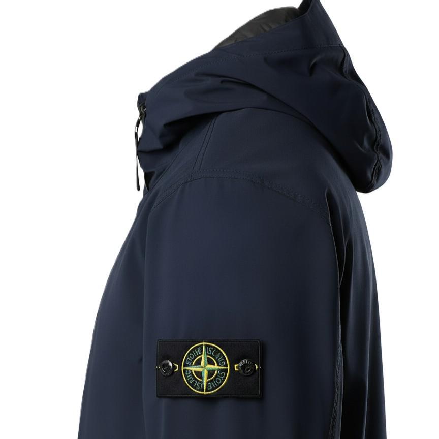 [Stone Island] Soft Shell-R E.Dye with Primaloft Padded Jacket in Navy