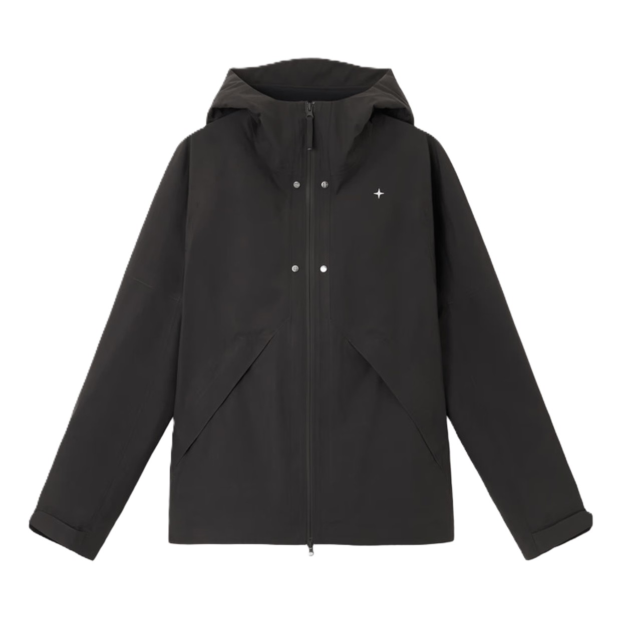 [Stone Island] Stellina 3L Gore-Tex Hooded Jacket in Lead Grey