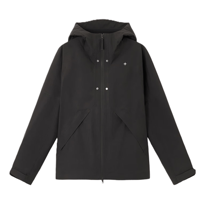 [Stone Island] Stellina 3L Gore-Tex Hooded Jacket in Lead Grey