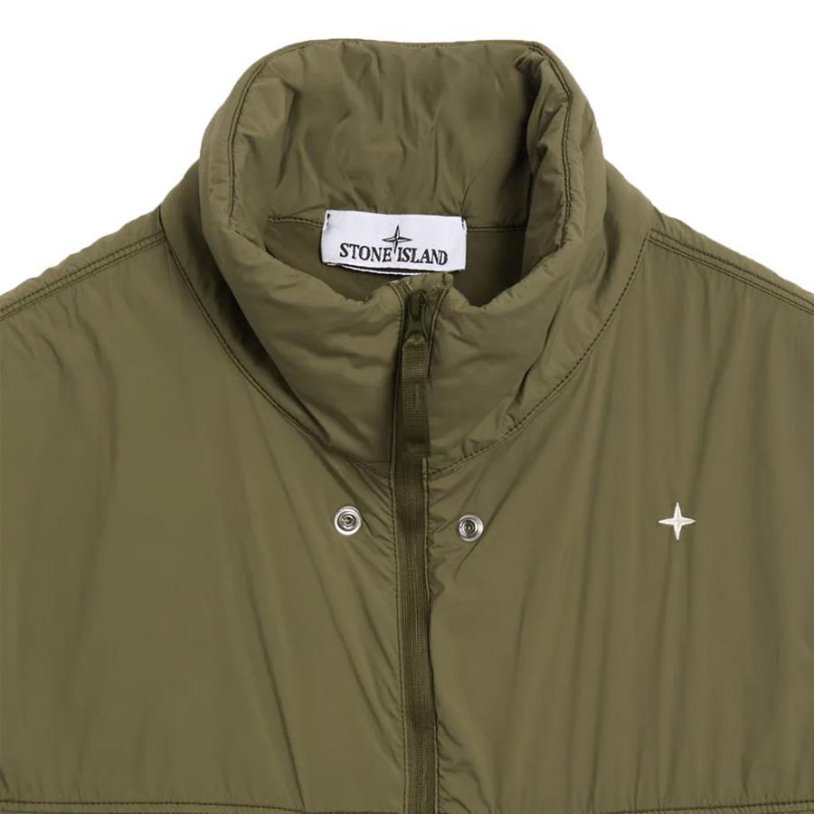 [Stone Island] Stellina Skin Touch Nylon-TC Vest in Olive Green