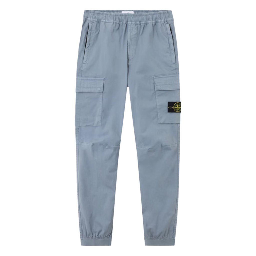 [Stone Island] Stretch Cotton Tela "Paracadute" Tapered Cargos