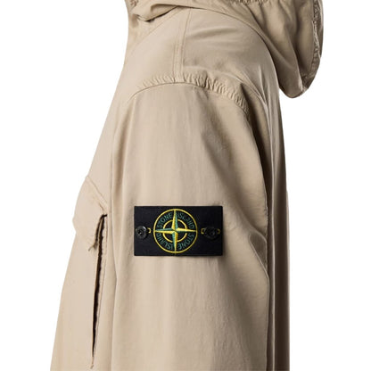[Stone Island] Stretch Cotton Twill Hooded Jacket