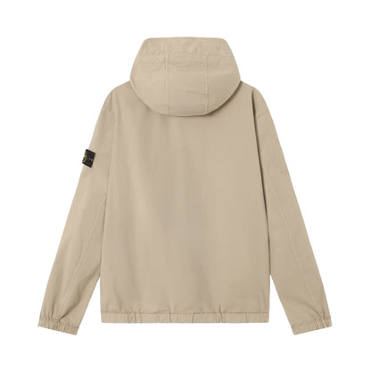 [Stone Island] Stretch Cotton Twill Hooded Jacket