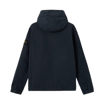 [Stone Island] Stretch Cotton Twill Hooded Jacket