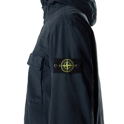[Stone Island] Stretch Cotton Twill Hooded Jacket