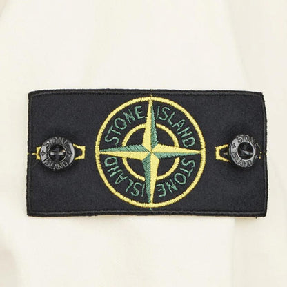 [Stone Island] Stretch Organic Cotton Twill Garment Dyed Shirt
