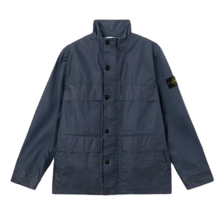 [Stone Island] Waxed Pigment Cotton Tela Field Jacket