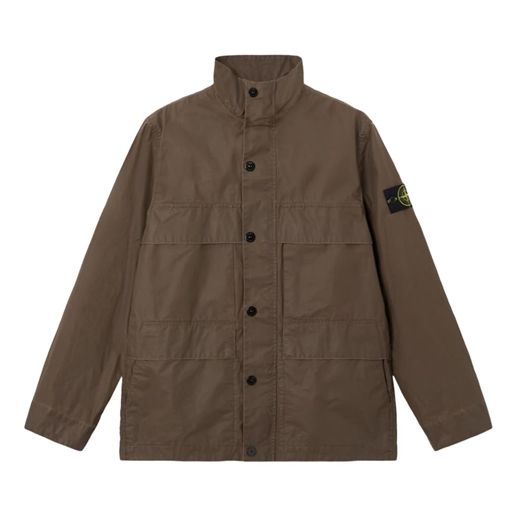 [Stone Island] Waxed Pigment Cotton Tela Field Jacket