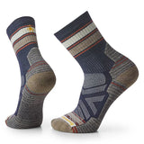 Load image into Gallery viewer, Smartwool - Hike Low Cushion Striped Mid Crew - Deep Navy