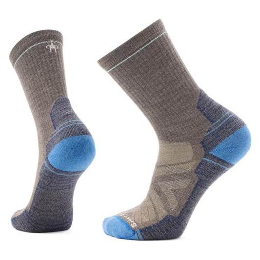 Smartwool - Hike Light Cushion Crew - Taupe-Laguna Blue