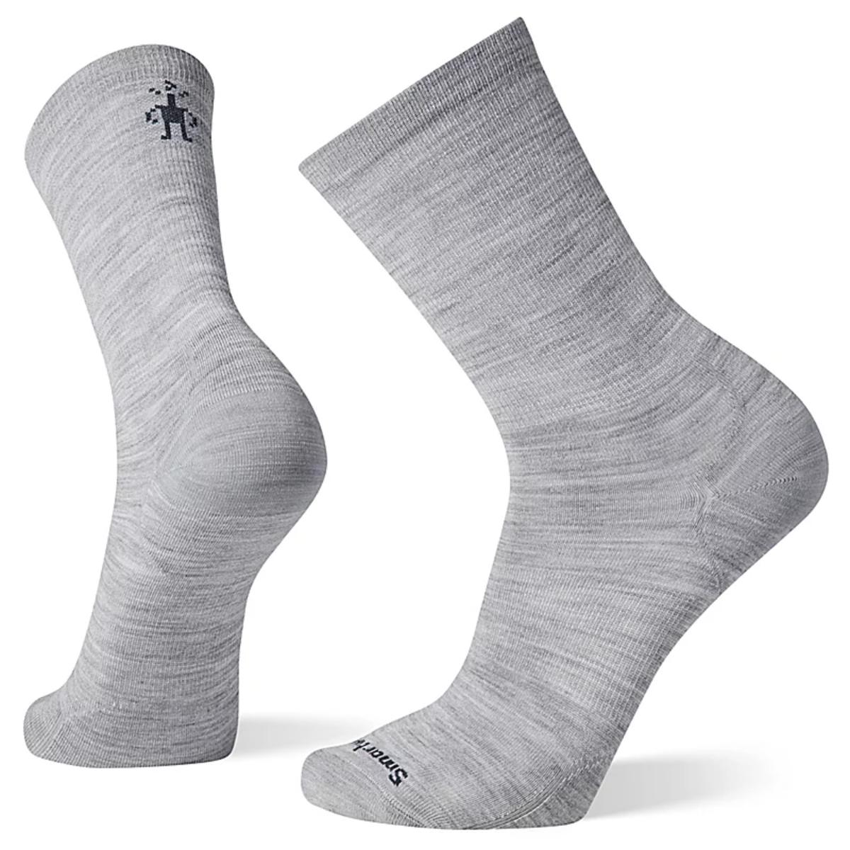Smartwool - Everyday Anchor Line Crew Socks - Unisex - Light Gray