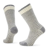 Load image into Gallery viewer, Smartwool - Everyday Cozy Popcorn Polka Dot Crew Socks - Women's - Natural