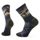Load image into Gallery viewer, Smartwool - Hike Low Cushion Mountain Moose Crew - Deep Navy