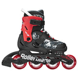 Load image into Gallery viewer, Rollerblade Microblade SL Black Red Kids Skates